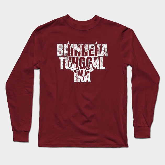 Bhinneka Tunggal Ika - Indonesia Merdeka Long Sleeve T-Shirt by BaliBudo